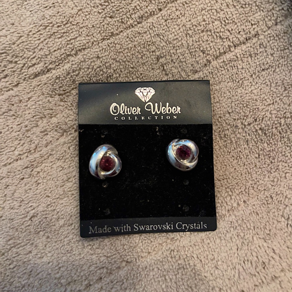 Silver with Swarovski Crystals